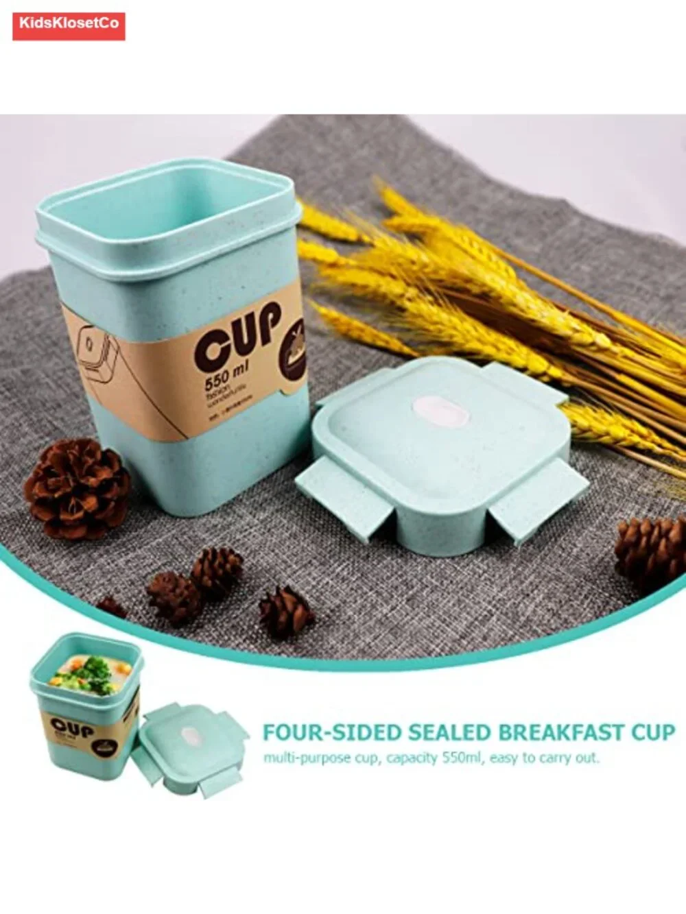 Leakproof Insulated Food Jar Bento Box Soup Container with Silicone Seal